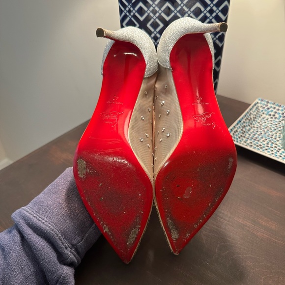 Christian Louboutin follies strass 85 rete/glitter - Picture 7 of 9